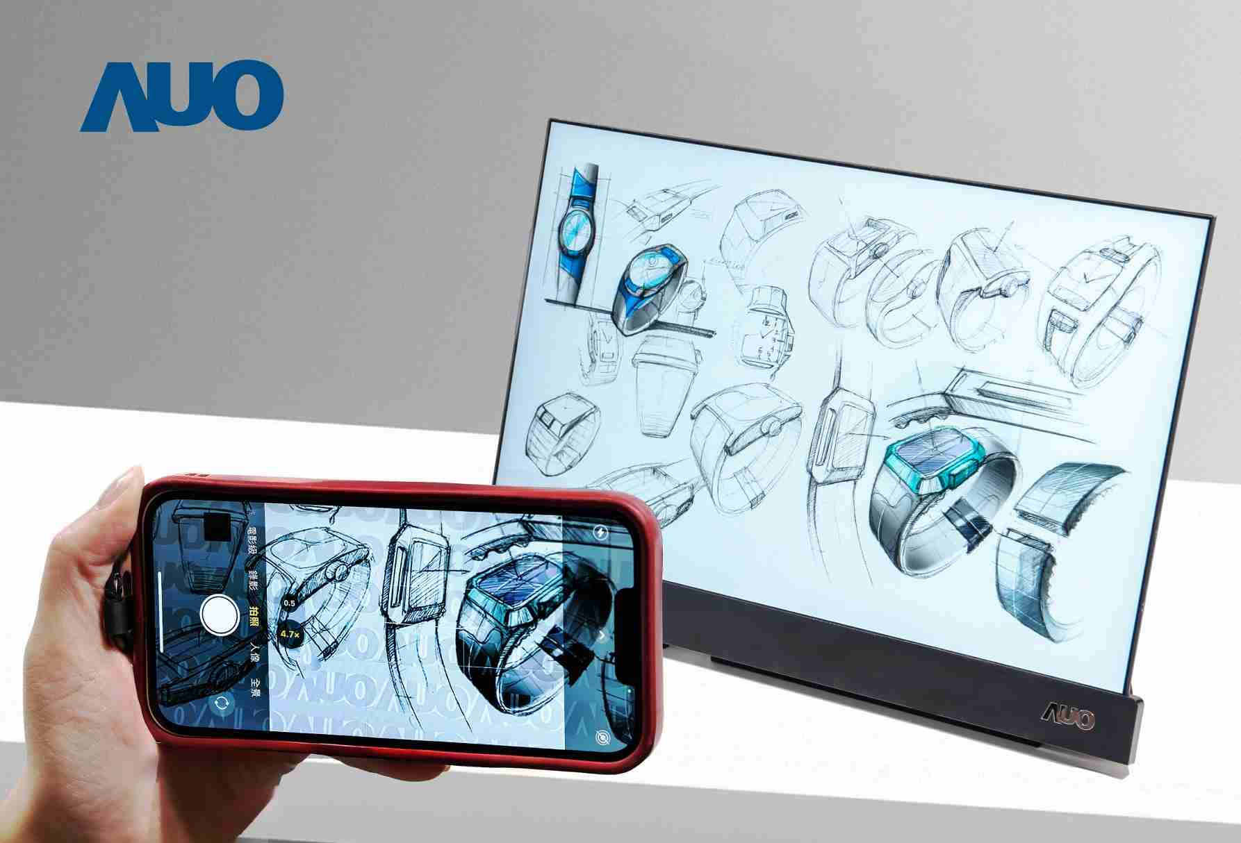 尊龙集团16吋防窥显示器，，，，采用人眼无法察觉、、、相机拍摄时才显现的隐藏式水印技术，，未来可结合AI镜头侦测周围环境，，实时开启或关闭水印，，大幅提升在公共场域使用显示器的安全性